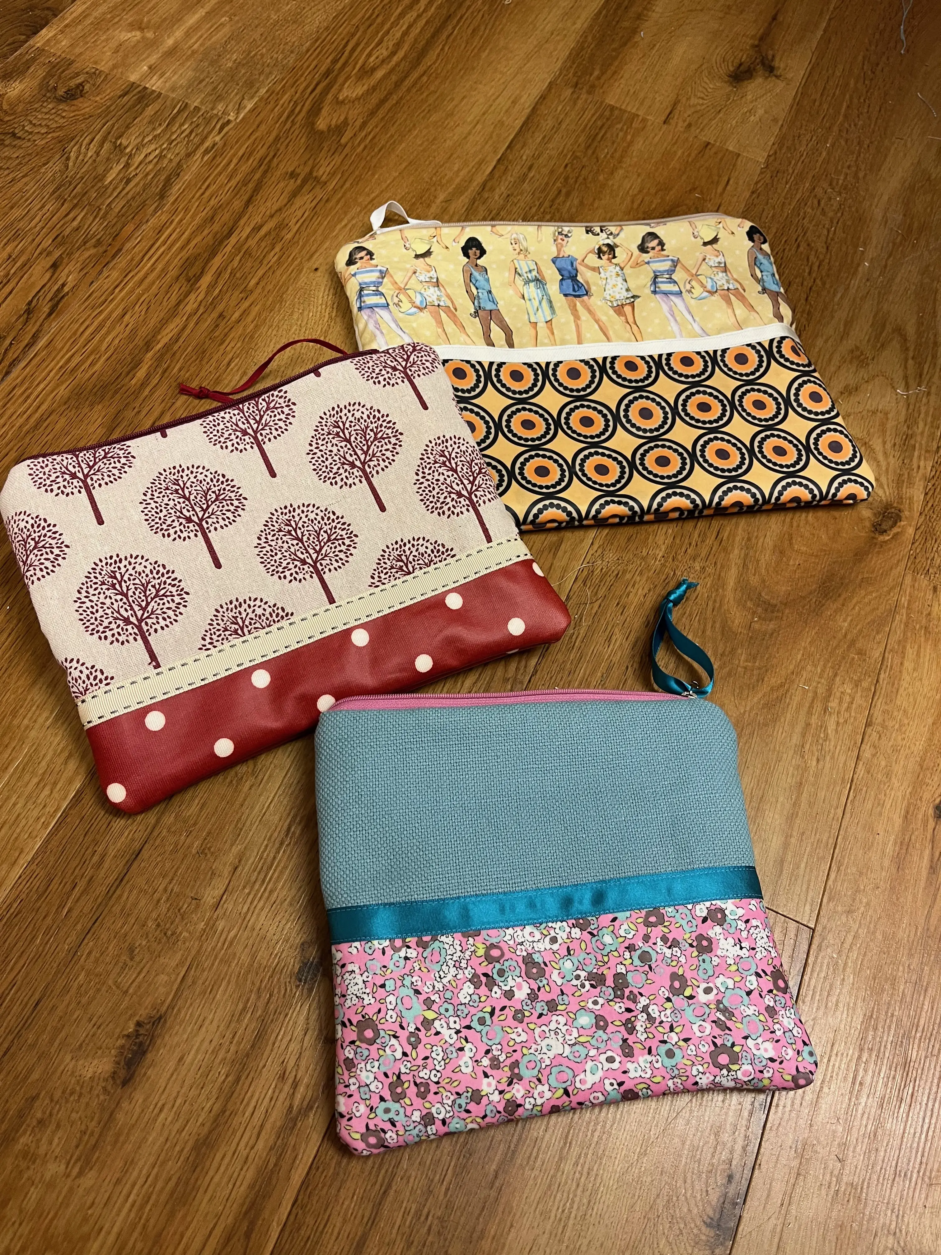 Three washbags